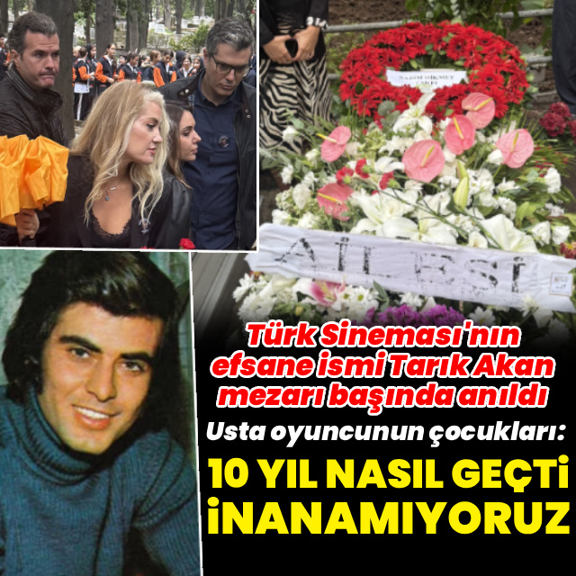 Tarık Akan mezarı başında anıldı