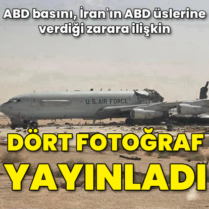İran'ın ABD üslerinde verdiği hasar fotoğraflandı