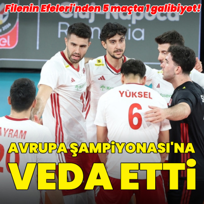 Efeler'den Avrupa Şampiyonası'na veda!
