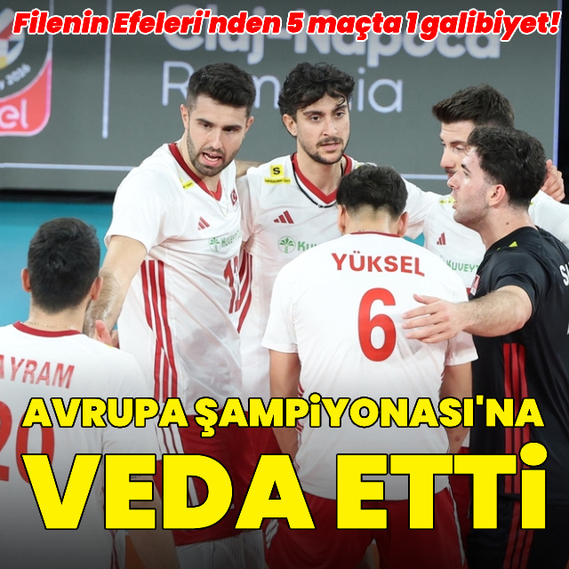 Efeler'den Avrupa Şampiyonası'na veda!