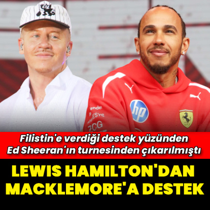 Macklemore'a destek verdi