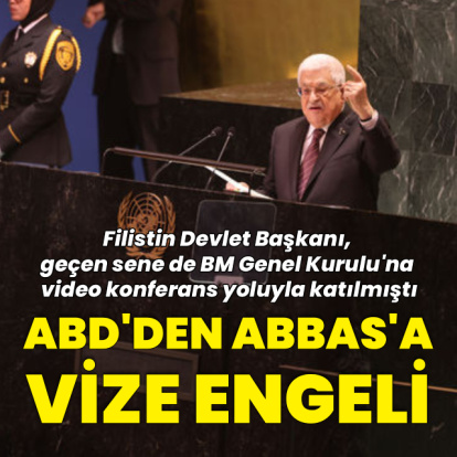 ABD'den Mahmud Abbas'a vize engeli