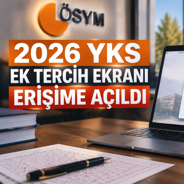 YKS ek tercih ekranı erişime açıldı!