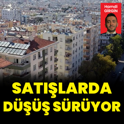 Konut satışlarında gerileme