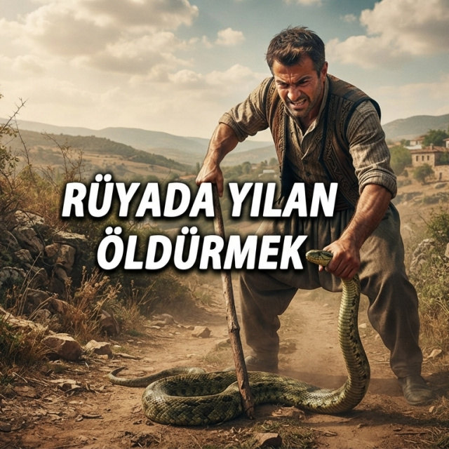 Rüyada yılan öldürmek ne anlama gelir?