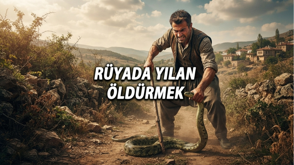 Rüyada yılan öldürmek ne anlama gelir?