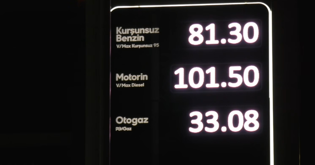 Akaryakıt panolarına tek hane izni