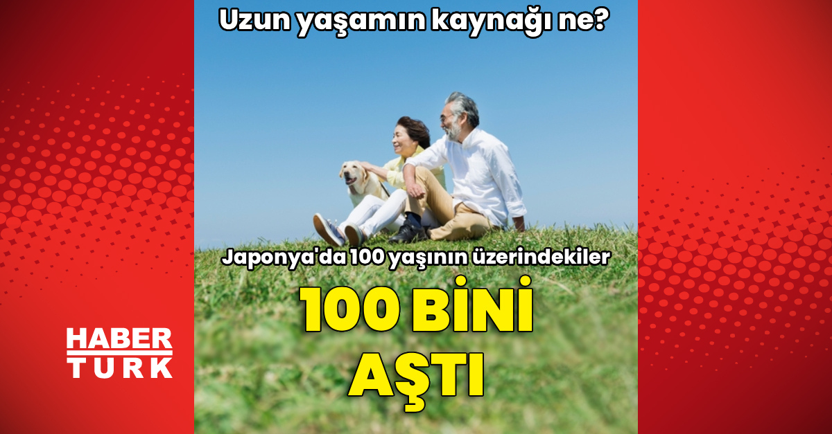 Japonya'da 100 yaşın üzerinde olanların sayısı 100 bini aştı