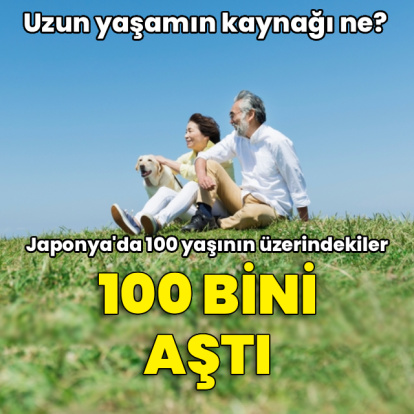 Japonya'da 100 yaşın üzerinde olanların sayısı 100 bini aştı