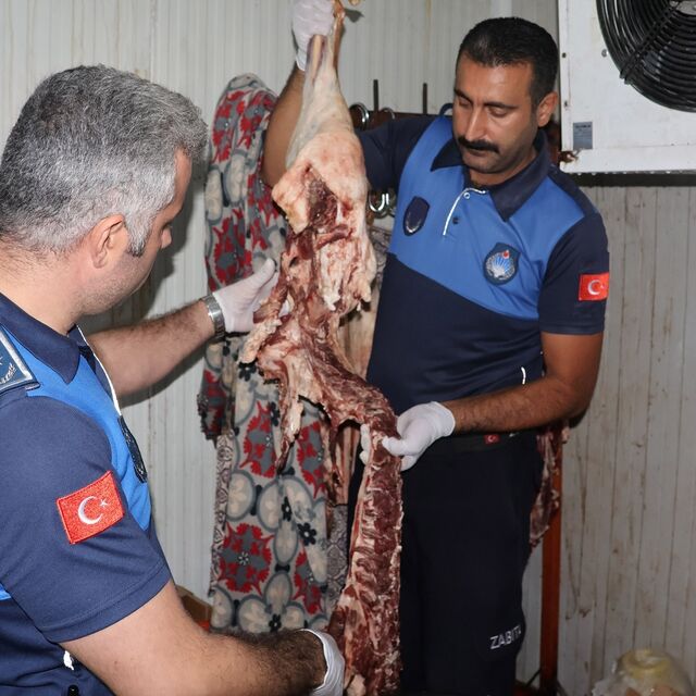 Kasapta 315 kilo bozuk et bulundu