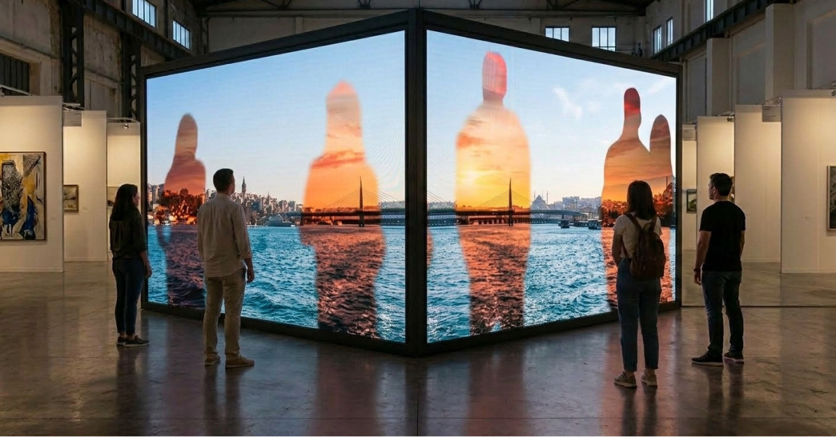 Balkan Karışman’ın dijital enstalasyonu ilk kez Contemporary Istanbul’da