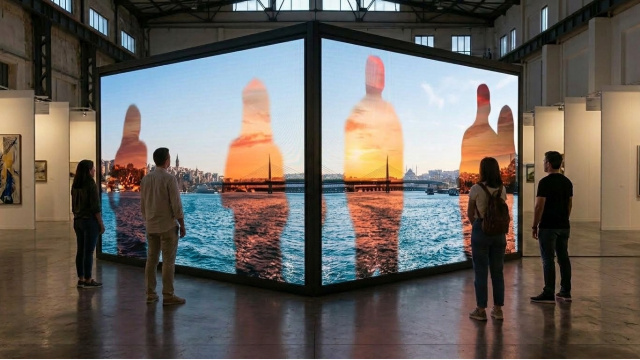 Balkan Karışman'ın dijital enstalasyonu ilk kez Contemporary Istanbul'da