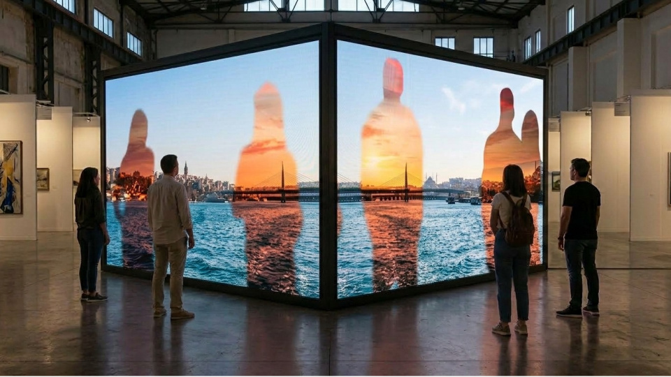 Balkan Karışman'ın dijital enstalasyonu ilk kez Contemporary Istanbul'da