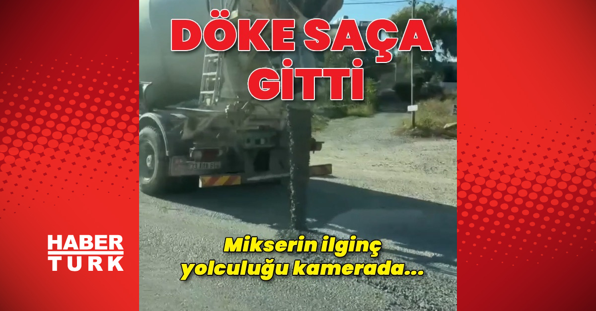 Yola beton döke döke ilerledi