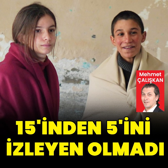 15'inden 5'ini izleyen olmadı