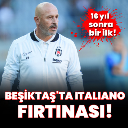 Beşiktaş'ta Vincenzo Italiano fırtınası!