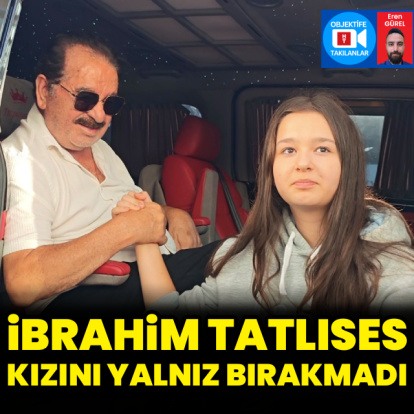 Kızını yalnız bırakmadı