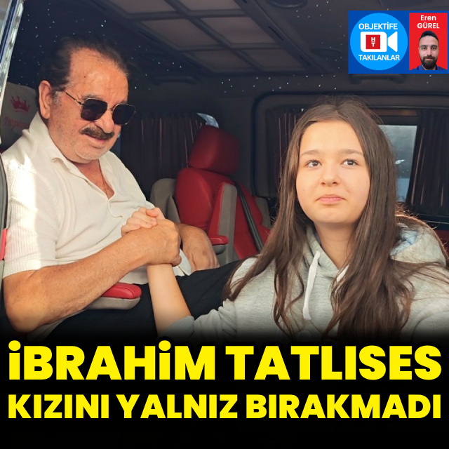 Kızını yalnız bırakmadı