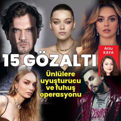 Ünlülere uyuşturucu operasyonu
