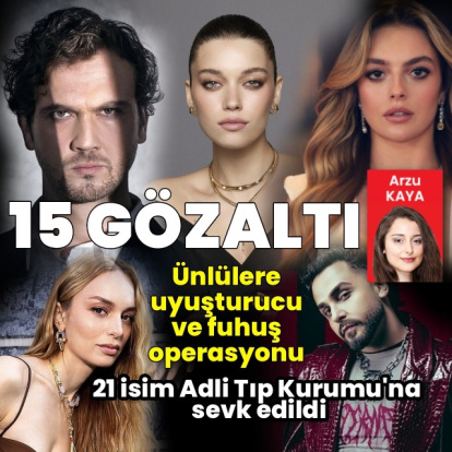 Ünlülere uyuşturucu operasyonu