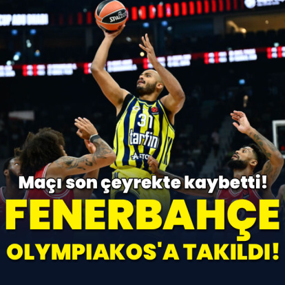 Fenerbahçe Tarfin, Olympiakos'a mağlup oldu