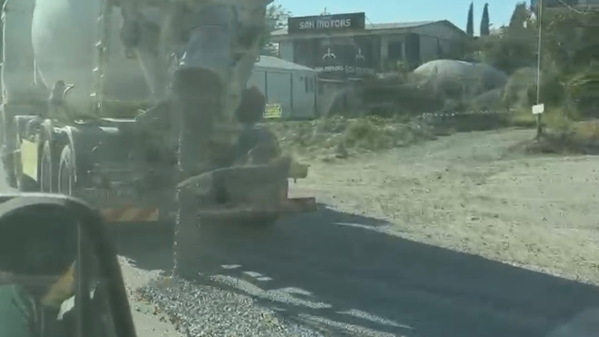 Yola beton döken miksere 191 bin TL ceza
