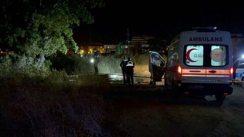 Boş arazide şüpheli ölüm: 2 gözaltı