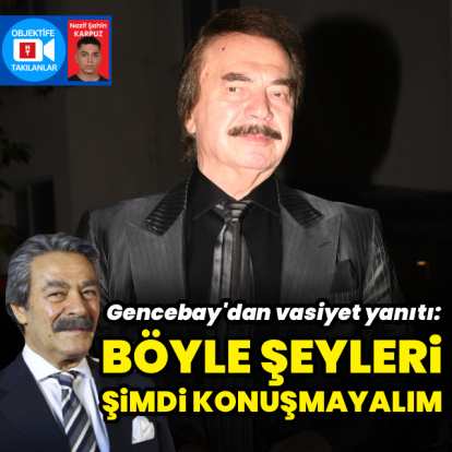 "Böyle şeyleri şimdi konuşmayalım"