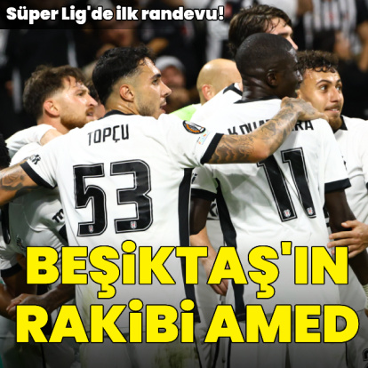 Beşiktaş'ın rakibi Amedspor!