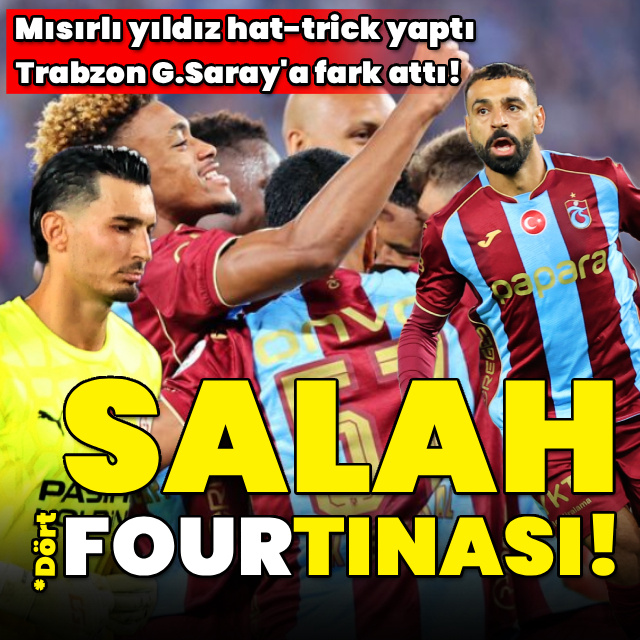 Trabzonspor, Galatasaray'ı 4 golle yıktı!