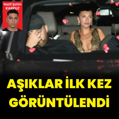 Aşıklar ilk kez görüntülendi