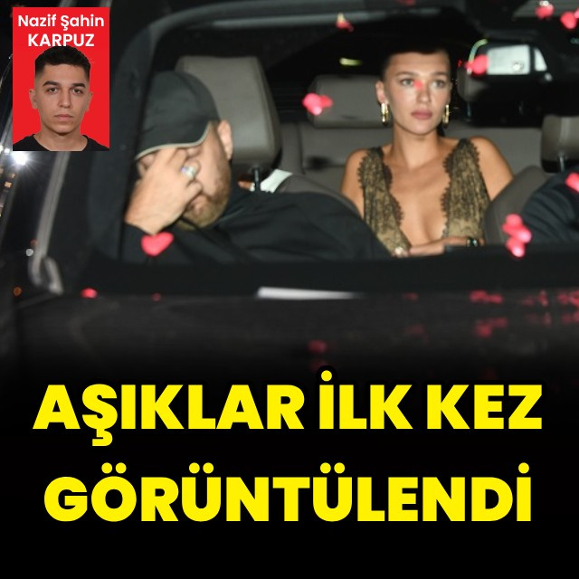 Aşıklar ilk kez görüntülendi