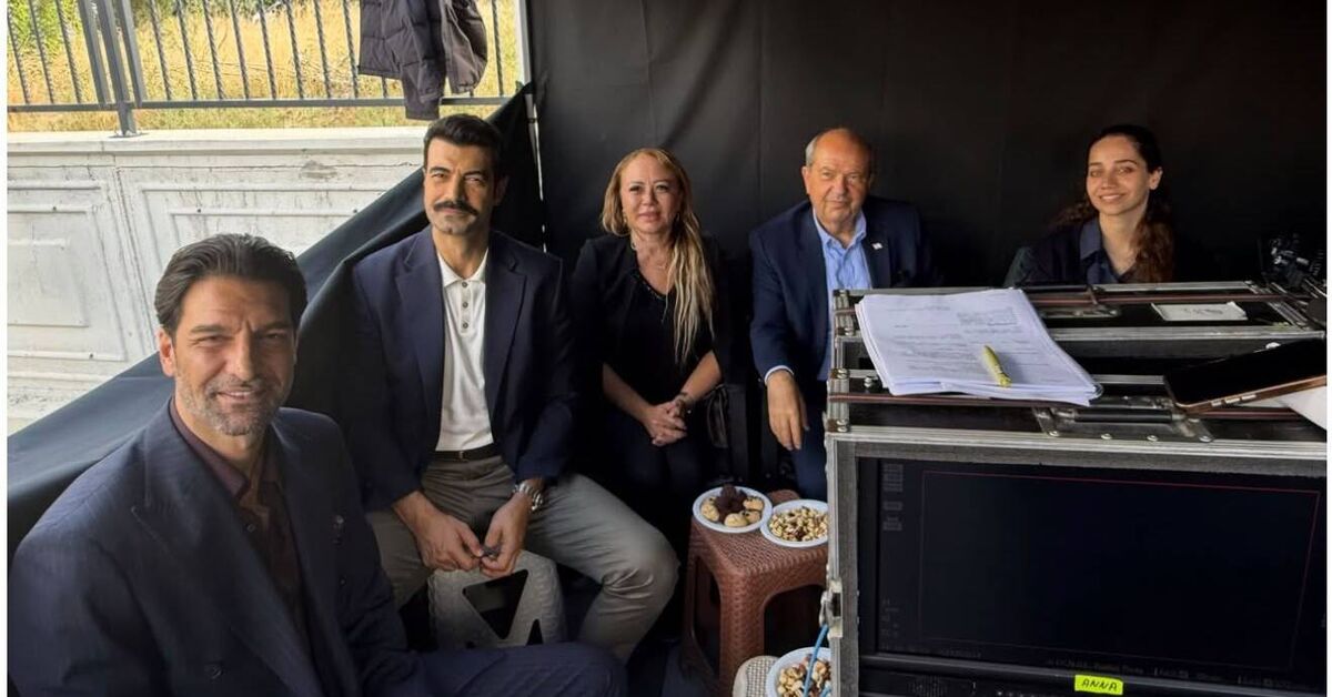 'Sevdan Bir Ateş'e sürpriz ziyaret