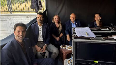'Sevdan Bir Ateş'e sürpriz ziyaret