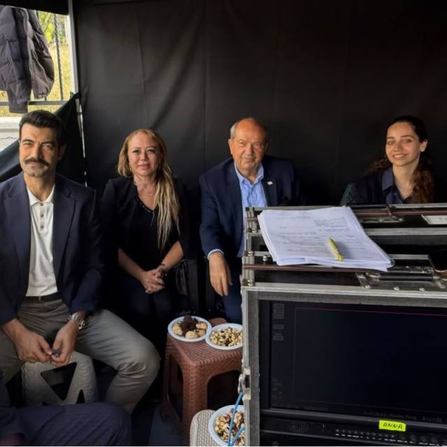 'Sevdan Bir Ateş'e sürpriz ziyaret