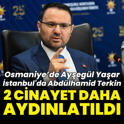 Adalet Bakanı Akın Gürlek: İki cinayet dosyası daha aydınlatıldı