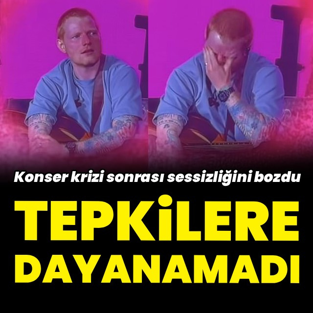 Açıklama yaparken ağladı