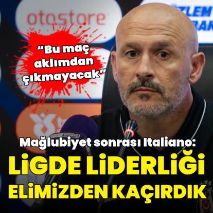 "Liderliği elimizden kaçırdık!"