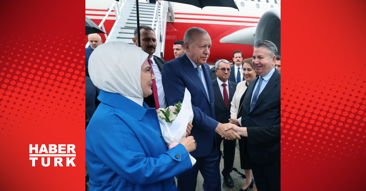 Cumhurbaşkanı Erdoğan'ın uçağı New York'a indi