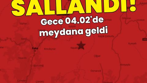 Adana'da 5 büyüklüğünde deprem