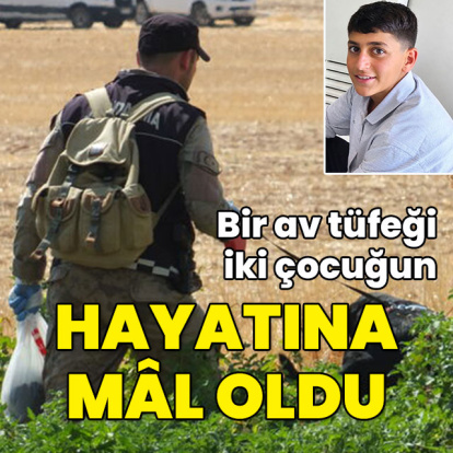 Bir av tüfeği iki çocuğun hayatına mâl oldu