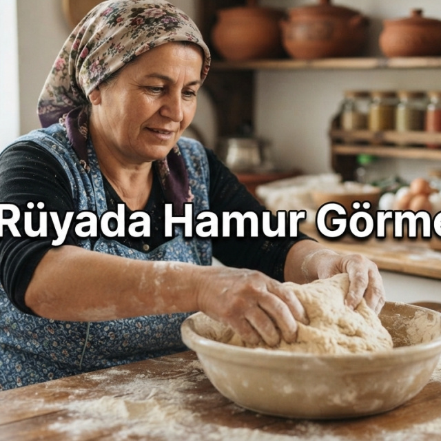 Rüyada hamur görmek ne anlama gelir?