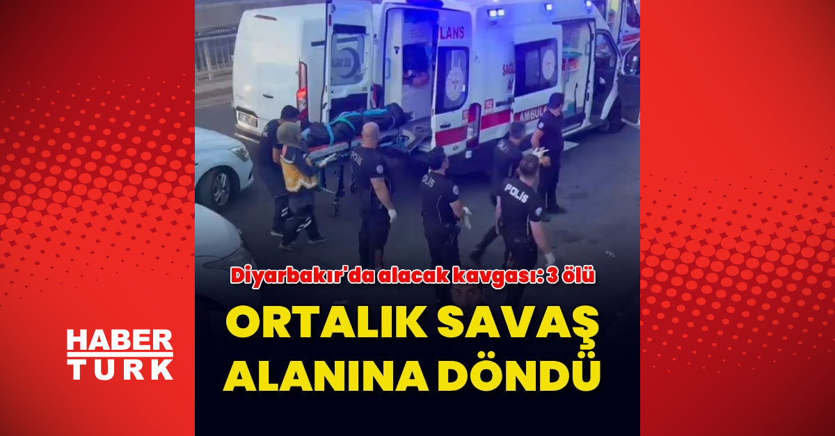 Diyarbakır’da alacak kavgası: 3 ölü