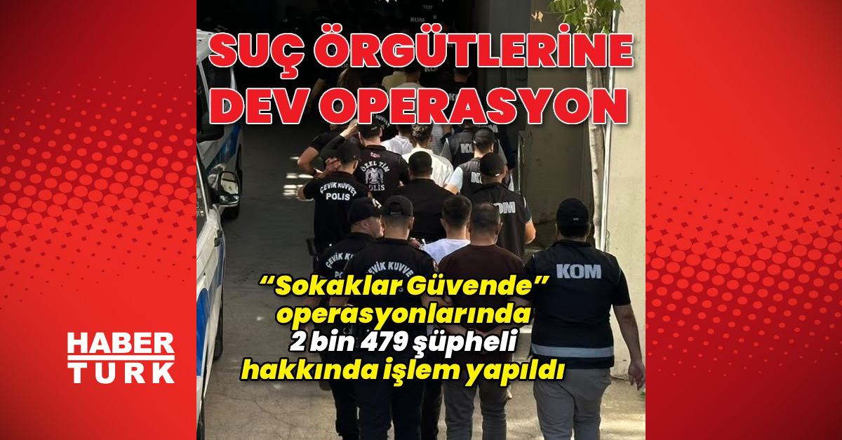 Suç örgütlerine dev operasyon