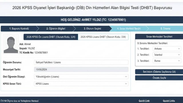 KPSS DHBT başvurusu başladı!