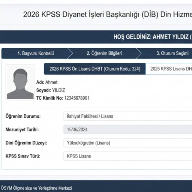 KPSS DHBT başvurusu başlıyor!