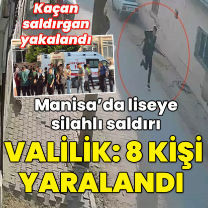 Manisa'da okula silahlı saldırı: 8 yaralı var
