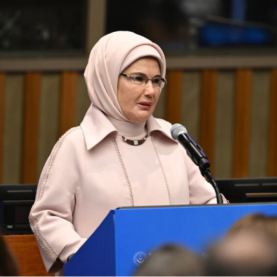 Emine Erdoğan BM programında konuştu