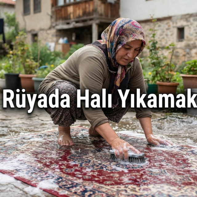 Rüyada halı yıkamak ne anlama gelir?