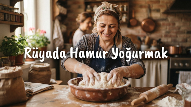 Rüyada hamur yoğurmak ne anlama gelir?